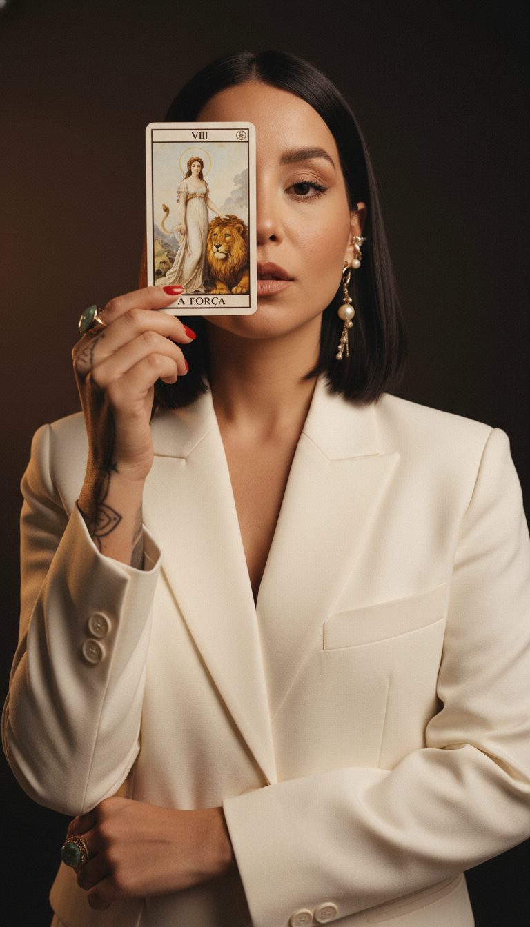 Vick com a carta A Força